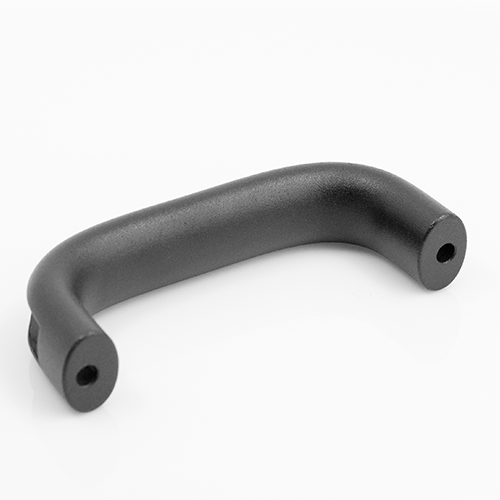 Handgreep aluminium zwart met schroefdraad 
