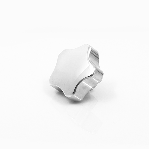 Sterknop aluminium met schroefdraad Model 151